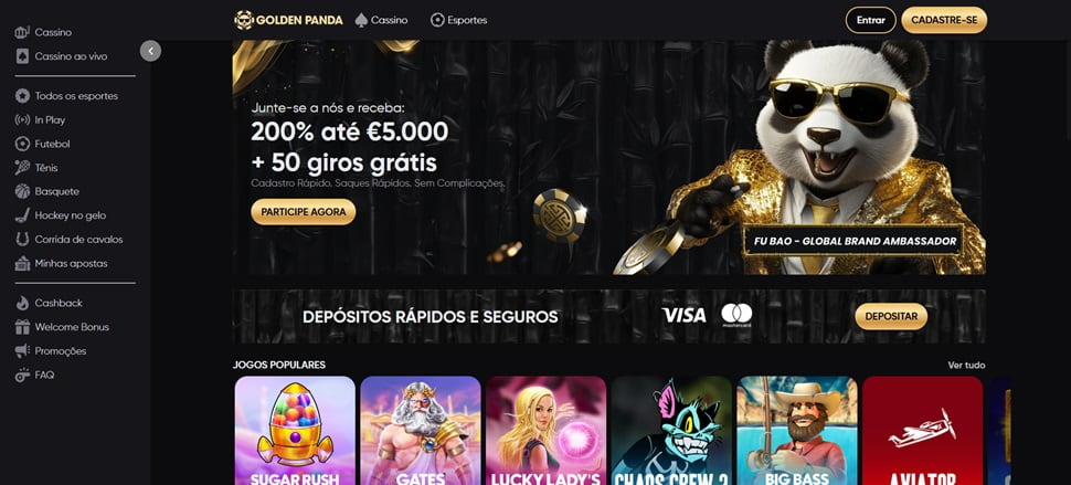 Golden panda tem dos melhores bonus em casas de apostas